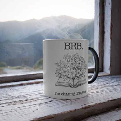 Chasing Chapters Color Morphing Mug - 11oz Book Lovers Coffee/Tea Cup Printify
