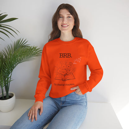 Chasing Chapters Unisex Crewneck Sweatshirt (Light Color) Printify