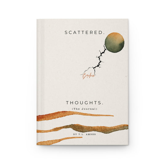 Scattered Thoughts Hardcover Journal | Creative Writing, Inspirational Gifts, Mindfulness, Art Journaling, Nature-Inspired Design Printify