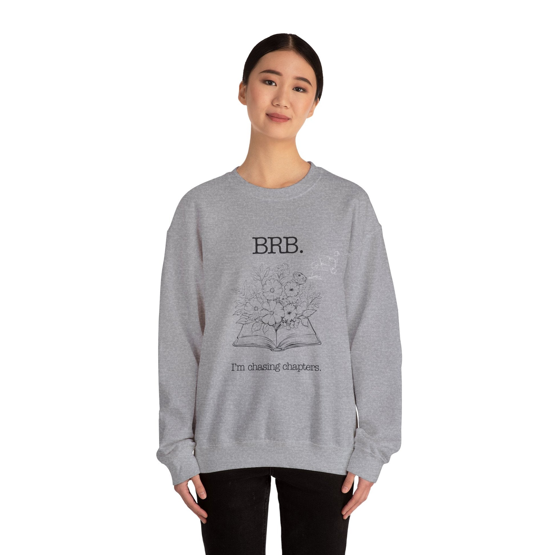 Chasing Chapters Unisex Crewneck Sweatshirt (Light Color) Printify