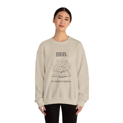 Chasing Chapters Unisex Crewneck Sweatshirt (Light Color) Printify
