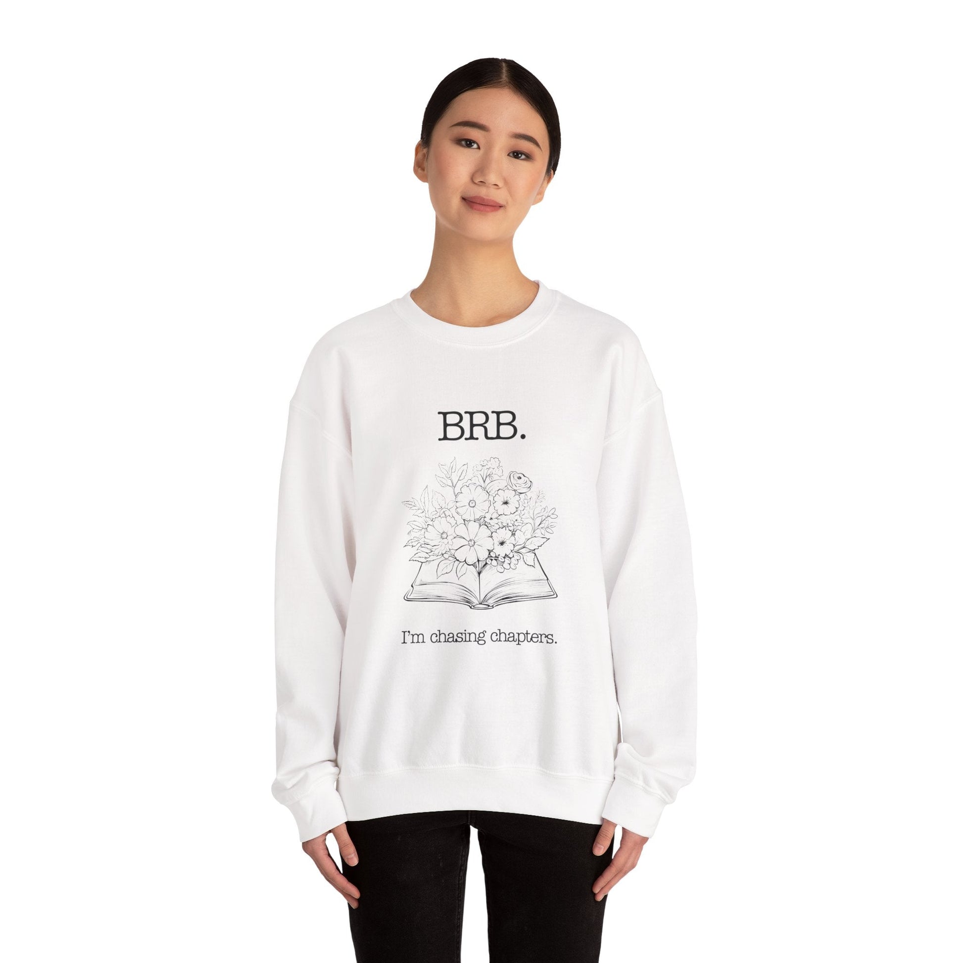 Chasing Chapters Unisex Crewneck Sweatshirt (Light Color) Printify