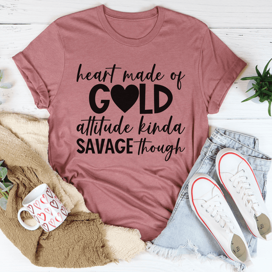 Heart Made Of Gold Tee MerchMallow