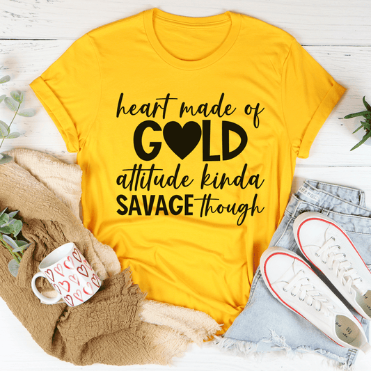Heart Made Of Gold Tee MerchMallow