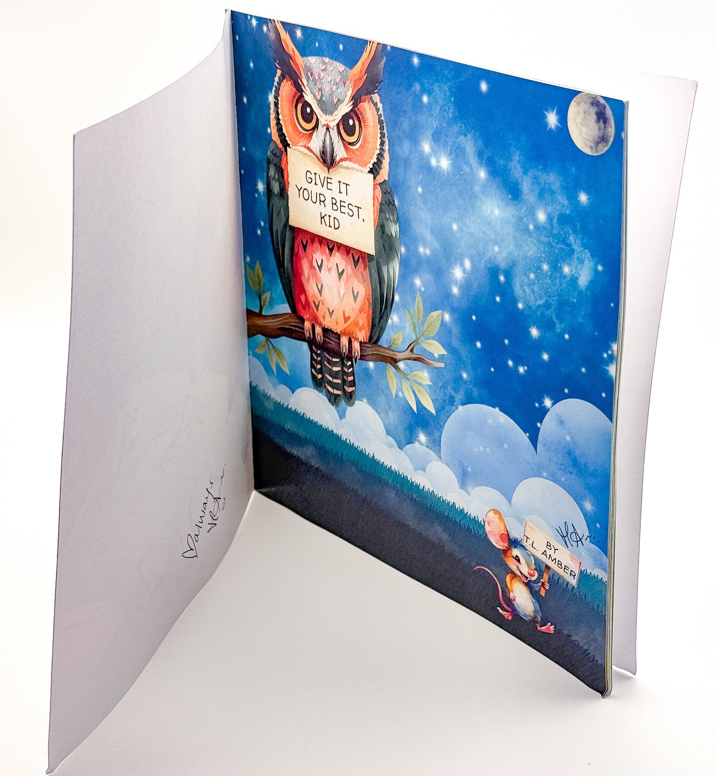 Signed Copy of Give It Your Best Kid - By T.L. Amber (Paperback) - inspiring children's book T.L. Amber